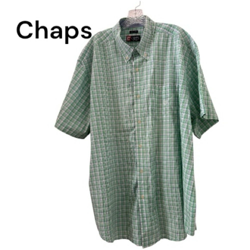 Chaps Green Plaid Men's Shirt